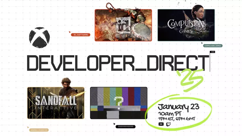 Het is officieel: Xbox Developer Direct vindt plaats op 23 januari met drie langverwachte games en één verrassing