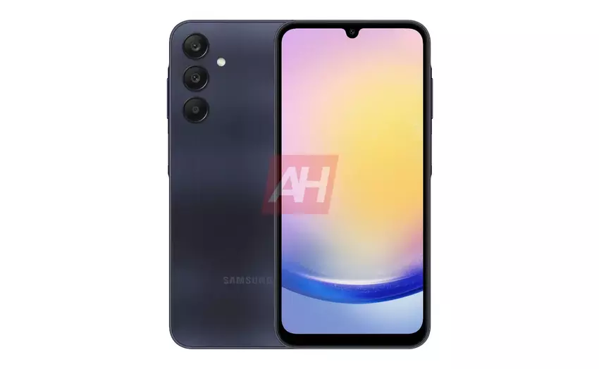 Samsung Galaxy A25 5G in vier kleuren is opgedoken in hoogwaardige afbeeldingen