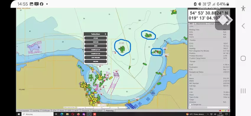 Resultaten van de lokalisatie van de GNSS-interferentiebron