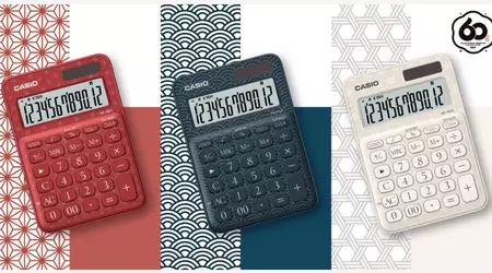 Casio creëert stijlvolle MS-20UC-J eco-calculatoren met Japanse patronen ter gelegenheid van het 60-jarig jubileum