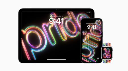 Apple heeft een fluorescerende 2024 Pride Edition-armband en -horloge voor de Apple Watch aangekondigd