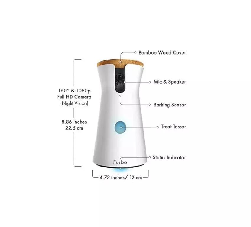 Furbo Bewakingscamera voor honden met beloningen
