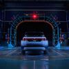 De nieuwe Jeep Compass in een windtunnel.