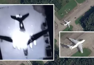 Unieke video gepubliceerd van Oekraïense droneaanval ...