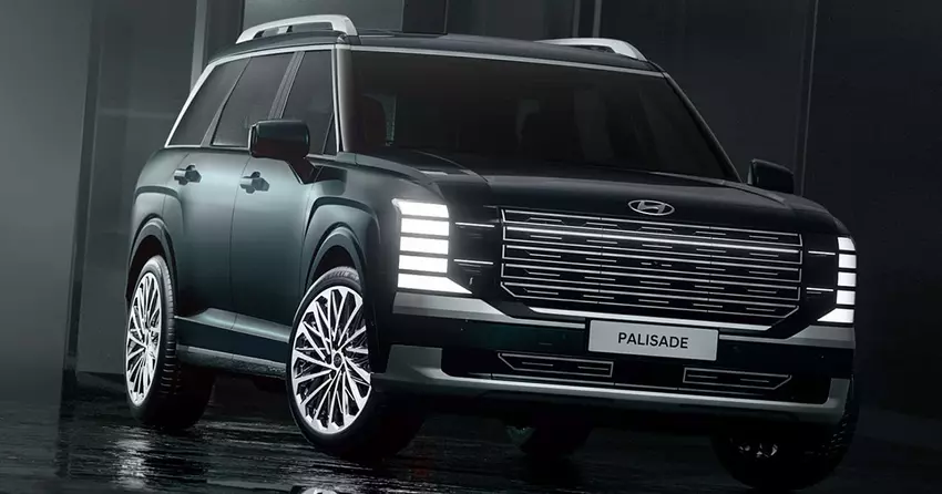 De Hyundai Palisade 2026 is praktisch een 9-persoons bus geworden met een bruut ontwerp