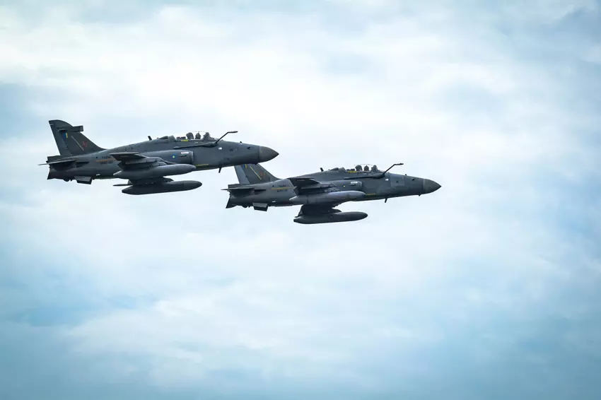 Havik Mk208. Illustratie: Maleisische luchtmacht