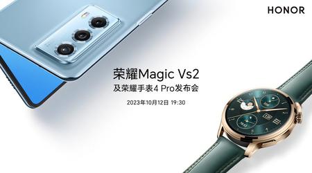 Het is officieel: Honor Magic Vs 2 en Honor Watch 4 Pro worden op 12 oktober onthuld