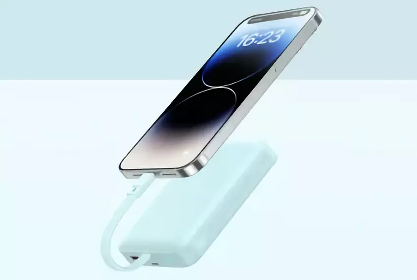 Baseus onthult een 10.000mAh batterij met ingebouwde kabel en draadloos opladen