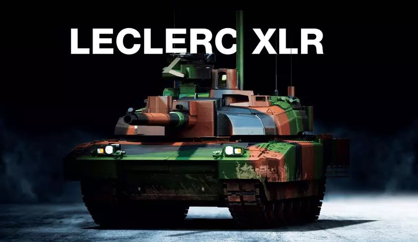 Frankrijk test de verbeterde Leclerc XLR tank om de vuurkracht van het 120mm kanon te testen.