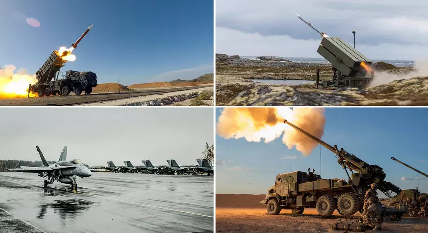 12 Patriot-lanceerinrichtingen, NASAMS, CAESAR-houwitsers, gevechtsvliegtuigen en helikopters - Vilnius wordt Europa's meest beschermde stad in de aanloop naar de NAVO-top