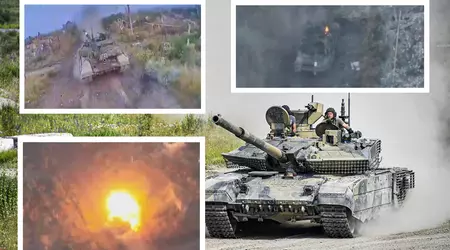 Een Oekraïense FPV-drone van $500 heeft een andere Russische gemoderniseerde T-90M tank geraakt die tot $4,5 miljoen waard is.