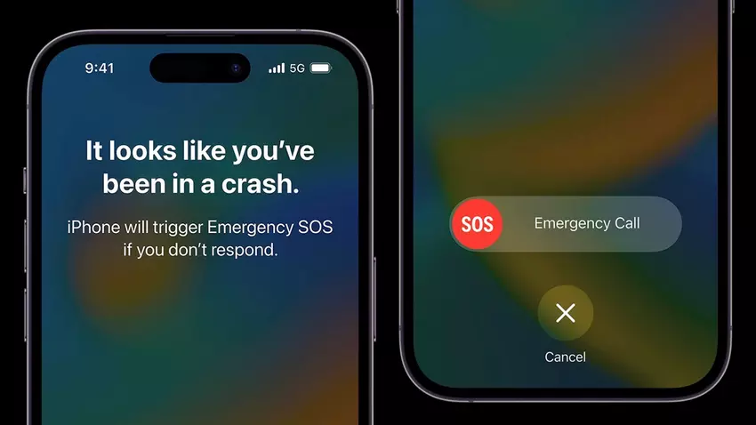 iPhone 14 redde een bestuurder wiens auto 120 meter in een klif stortte dankzij Crash Detection en Emergency SOS-functies