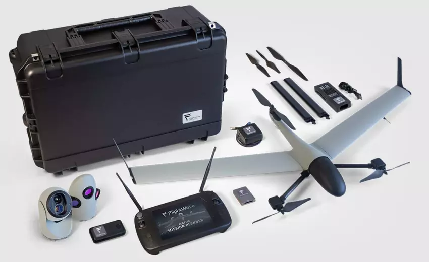 De rand 130 Blauwe drone. Illustratie: Red Cat Holdings