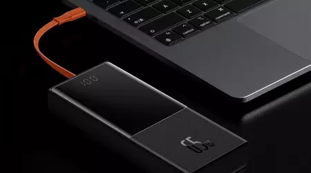 Baseus 20.000 mAh batterij met 65W vermogen en ingebouwde USB-C kabel is verkrijgbaar op Amazon met 17% korting
