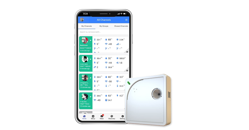 UbiBot WS1 wifi temperatuursensor