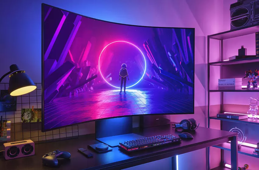 Samsung heeft de $3000 Odyssey Ark 2nd Gen gebogen gamingmonitor onthuld