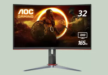 AOC CQ32G2S met een 32-inch gebogen ...