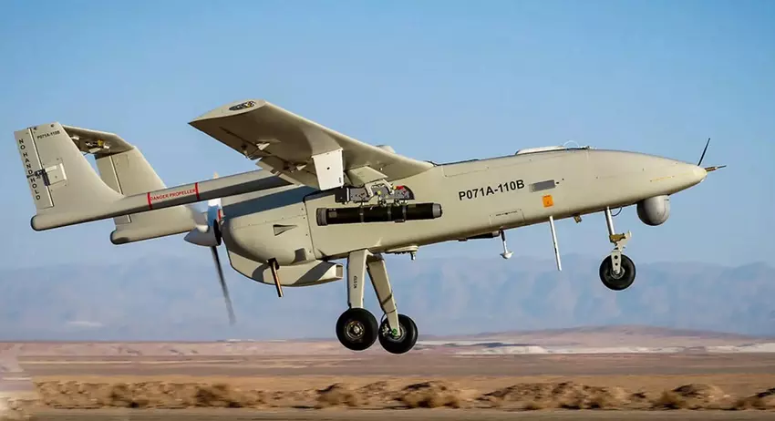 De Oekraïense defensiemacht heeft een zeldzame Iraanse Mohajer-6 aanvalsdrone vernietigd. Deze drone kan snelheden tot 200 km/u halen en Ghaem-bommen en Almas-raketten dragen.