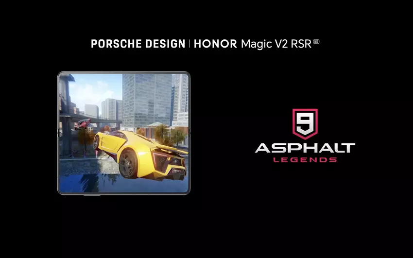Gameloft heeft een speciale versie van Asphalt 9 uitgebracht voor de opvouwbare Porsche Design Honor Magic V2 RSR-smartphone met 120fps-ondersteuning