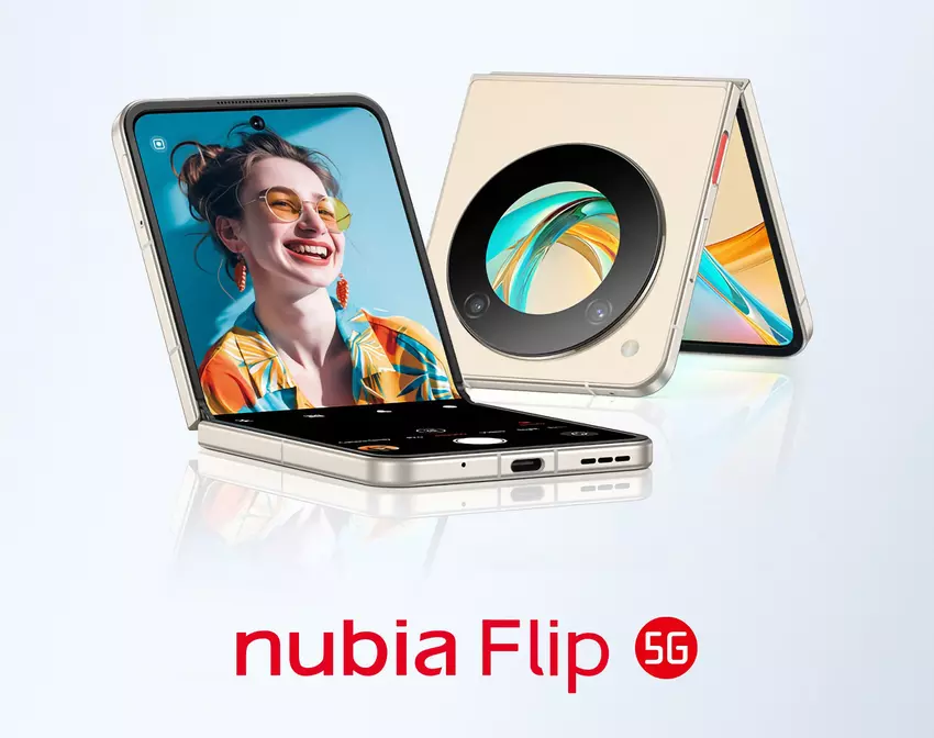 Vanaf 499 dollar: nubia Flip 5G opvouwbare smartphone met Snapdragon 7 Gen 1-chip en dubbele schermen maakt wereldwijd debuut