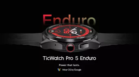 Mobvoi heeft de TicWatch Pro 5 Enduro onthuld met een nieuw bandje, saffierglas en Wear OS aan boord voor $349