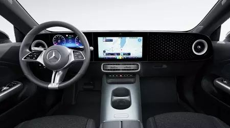 De basis Mercedes CLA heeft geen scherm voor de passagier en andere opties