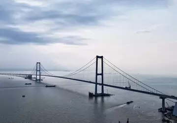 Twee bruggen, twee kunstmatige eilanden en ...