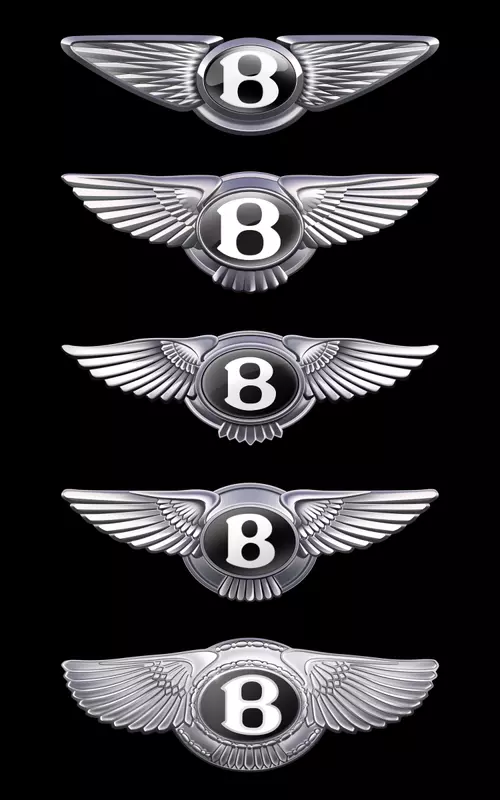 De evolutie van het Bentley-embleem