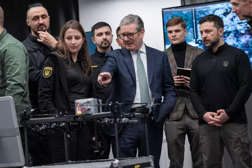 Een bommenwerperdrone. Illustratie: Duitser Smetanin