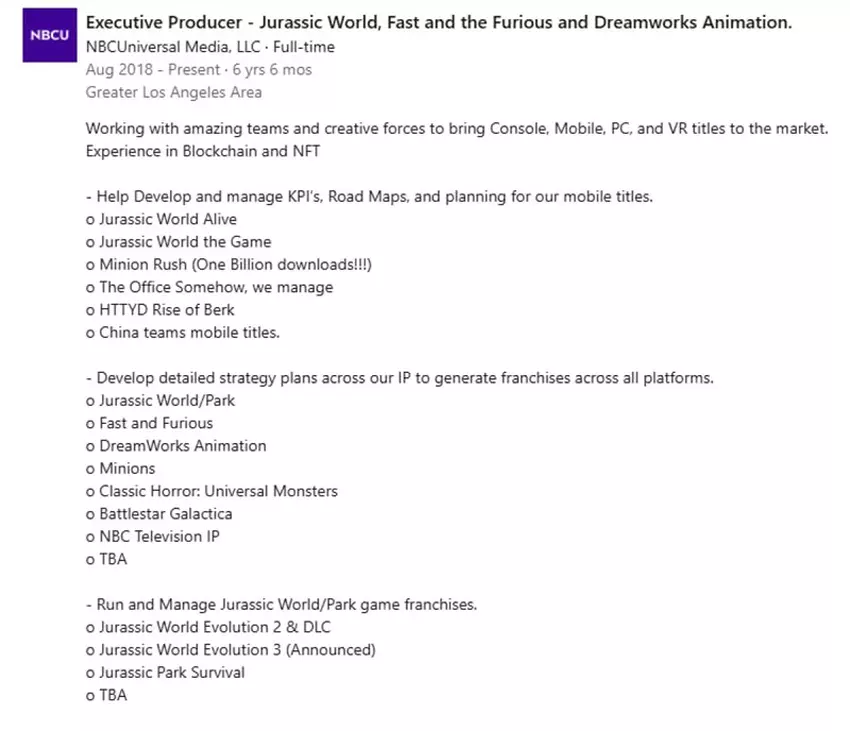 Concept art van het nieuwe Jurassic World project