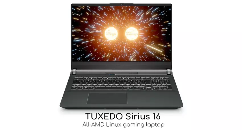 Tuxedo Sirius 16 - 's werelds eerste Linux gaming laptop, geprijsd vanaf €1.699