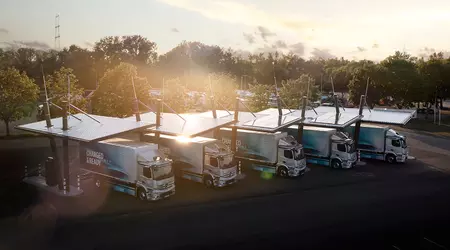 Daimler Truck zal het grootste semi-openbare elektrische laadnetwerk in Europa creëren - meer dan 3.000 stations tegen 2030