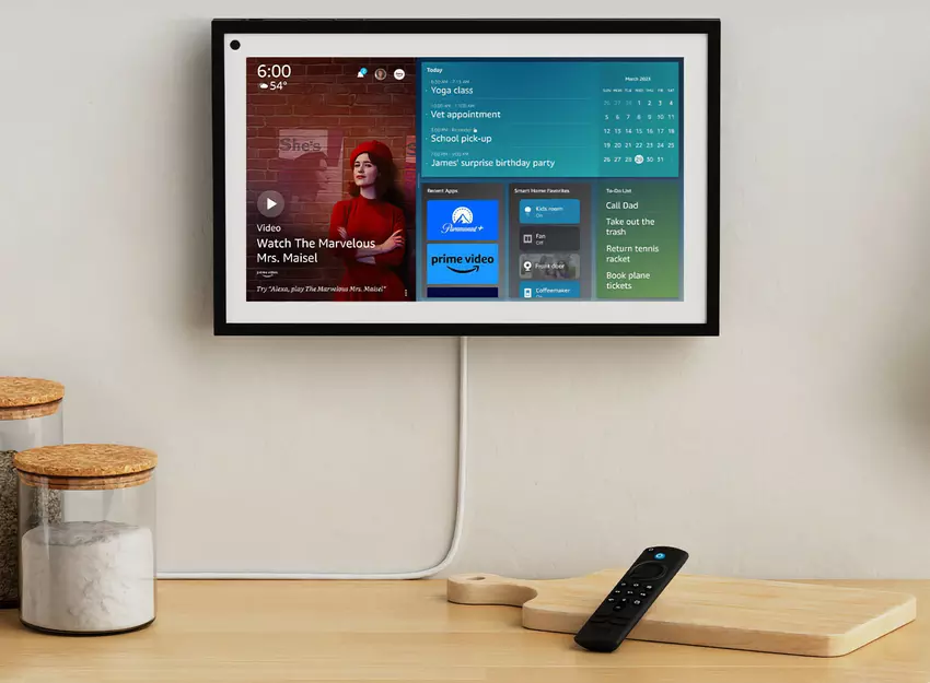 Amazon Echo Show met 15-inch scherm, webcam en Alexa-ondersteuning wordt verkocht voor $184 ($95 korting)