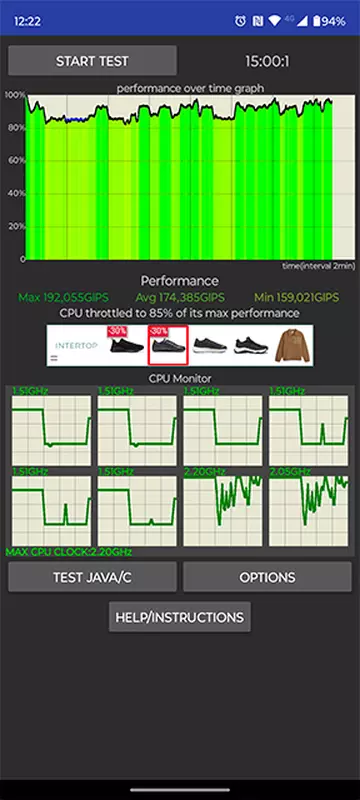 Verwarming en draf Motorola Moto G84