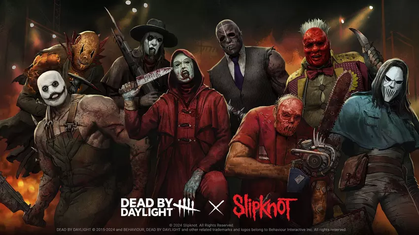 Dead by Daylight brengt nieuwe cosmetica uit als onderdeel van samenwerking met Slipknot