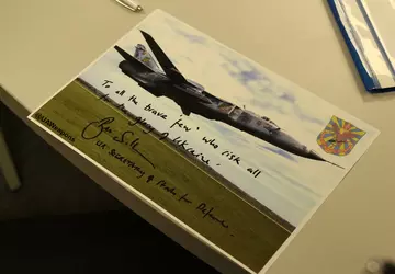 Oekraïense minister van Defensie toont foto ...