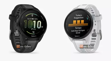 Zo ziet de Garmin Forerunner 165 eruit: een sportsmartwatch met een AMOLED-scherm, een batterijduur tot 11 dagen en een prijs van 279 euro.
