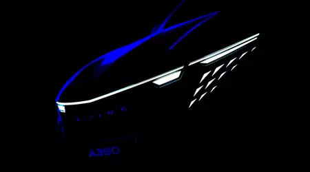 Alpine heeft het eerste beeld van de A390 "sportieve fastback" vrijgegeven