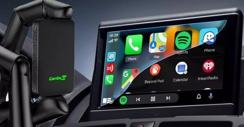 CarlinKit 5.0 draadloze apple carplay adapter