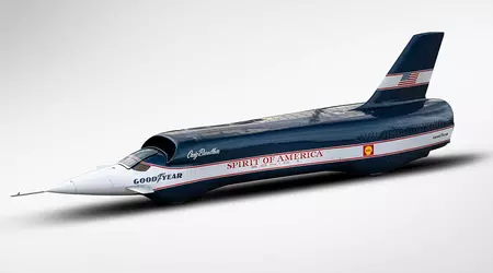 De Spirit of America Sonic I straalauto, die in 1965 bijna 1.000 km/u haalde, werd ter veiling aangeboden.