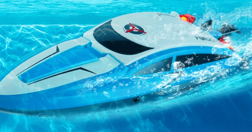 rc boot voor zwembad
