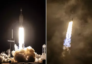 Falcon Heavy was in staat om ...