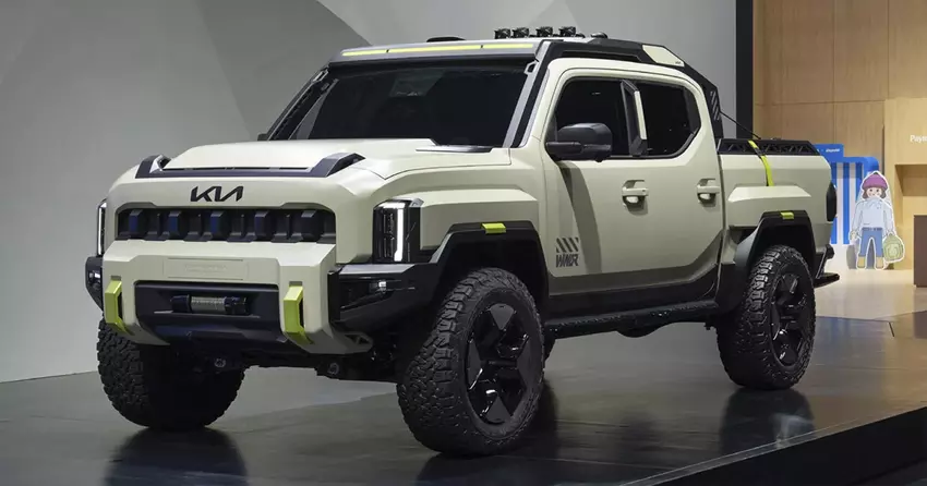Kia Tasman Weekender: agressief pick-up concept onthuld op Seoul Motor Show 2025