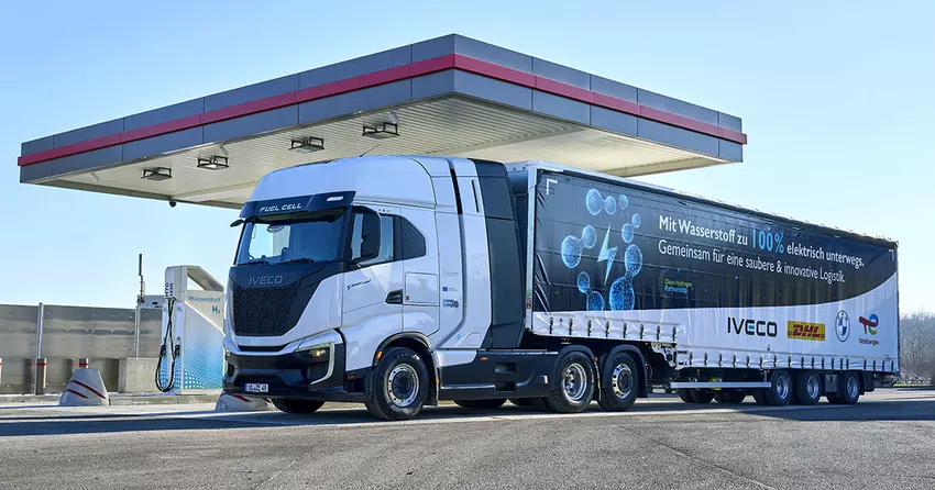 IVECO S-eWay Fuel Cell waterstoftrucks gaan werken in de logistieke activiteiten van BMW Group