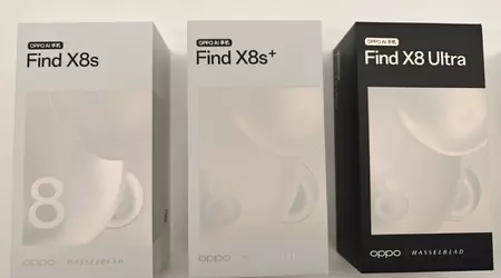 Boxafbeeldingen van de Oppo Find X8s, Oppo Find X8s+ en Oppo Find X8 Ultra smartphones zijn online gelekt