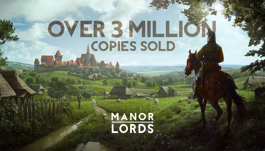 Medievalism trekt gamers aan: de verkoop van de populaire strategiegame Manor Lords voor het bouwen van steden heeft de 3 miljoen exemplaren overschreden