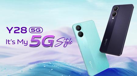 vivo Y28 5G: 90Hz LCD-scherm, MediaTek Dimensity 6020-chip, IP54-bescherming en 5000 mAh batterij voor $169