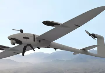 Vector UAV van Duits ontwerp valt ...