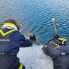 Samsung Galaxy S23 Ultra in het ijzige water