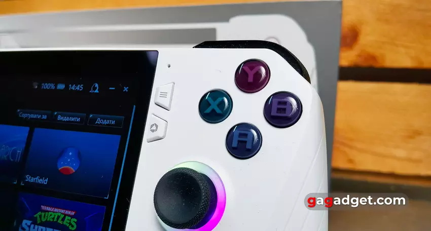 Зовнішній вигляд ASUS ROG Ally